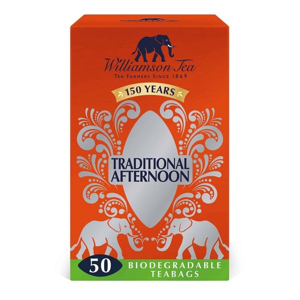Williamson Traditional English Afternoon 50 bags 125g (Pack of 3)