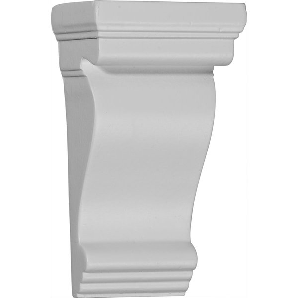 Ekena Millwork COR03X02X06NO 3 1/2-Inch W x 2 1/4-Inch D x 6 1/8-Inch H Norwich Pilaster Corbel