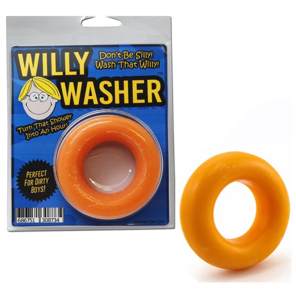 Deluxe Willy Washer - Funny Novelty Soap for Men, Stocking Stuffer, Lg
