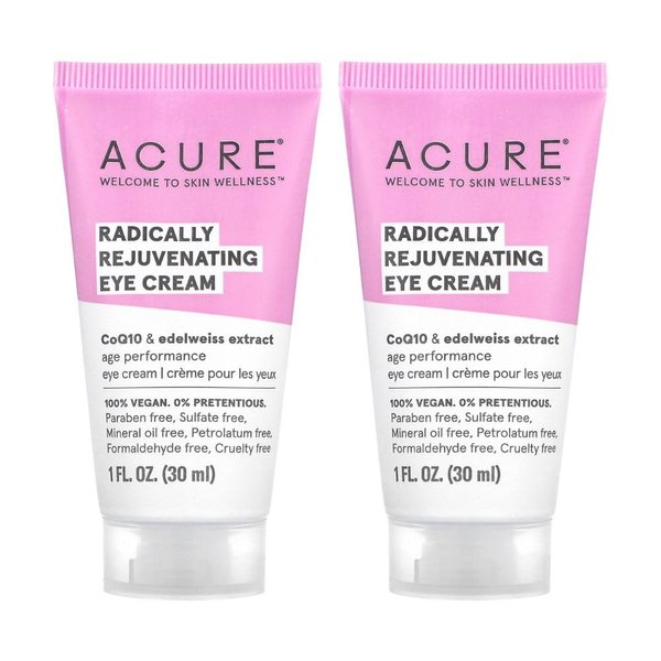 ACURE Radically Rejuvenating Eye Cream, 1 Fl. OZ. - Pack of 2.