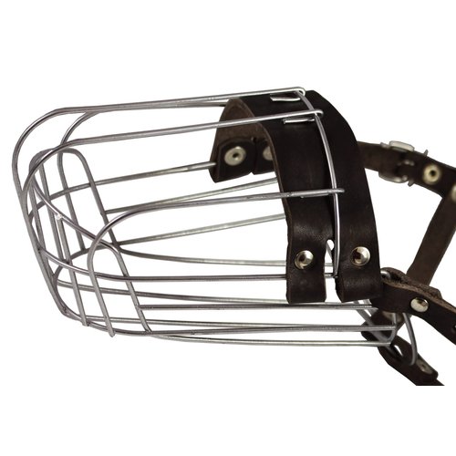Metal Wire Basket Dog Muzzle Doberman Pinscher Female, Collie. Circumference 10.75", Length 4"
