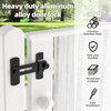 180 Degree Flip Sliding Barn Door Lock for Privacy - Safe barn Door Locks and latches for Barn Door, Pet Door, Bathroom, Outdoor, Garage, Window, Sliding Door