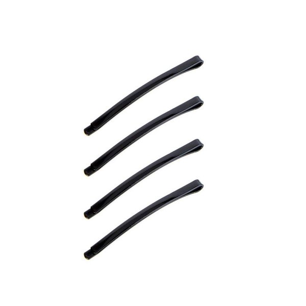 Chironal 100Pcs Black Bobby Pins Black Barrette Hair Clips Hairstyle Tools Accessories, Unisex (thick)