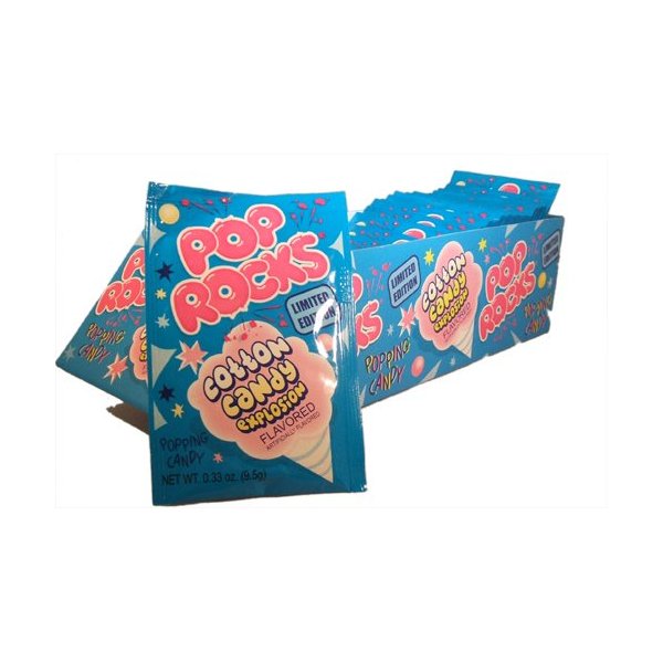 Pop Rocks Popping Candy Cotton Candy (Pack of 18)