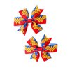 Super Hero Hair Bow Set by Inspired Bows