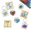 Ink and Trinket Kids DIY Finger Print Art Craft Kit, Make Your Own Handmade Keychains, Magnets, and Framed Art, Perfect Gift for Boys, Girls, Moms, Dads, or Grandparents
