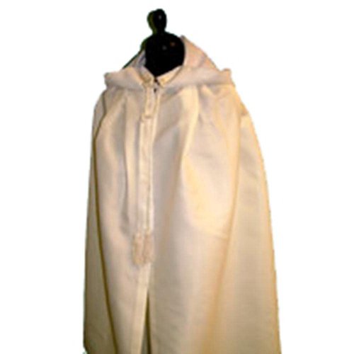 BRICKS MASONS Knights Templar Priests Mantle Cloak - Standard (XXL, Cream)
