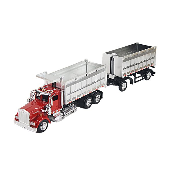1/43 D/C Kenworth W900 Double Dump Truck, Color May Vary