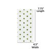 Vietri Papersoft Napkins Dot Green Guest Towels, 50-Pack Spunlace Table/Bathroom Hand Towels