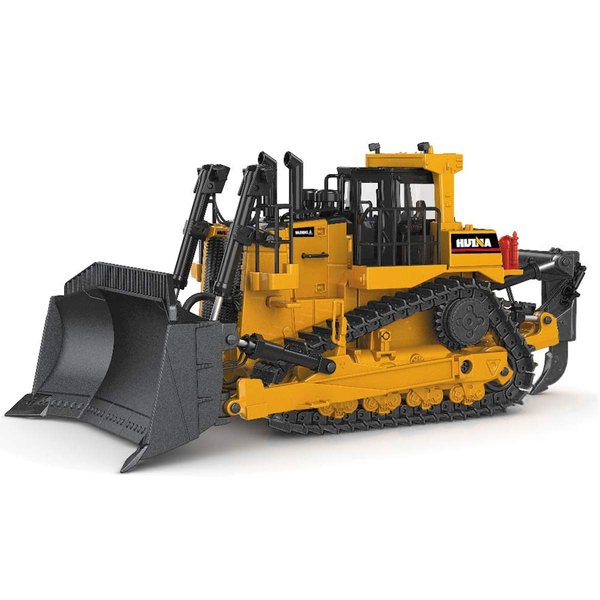 fisca 1/50 Diecast Bulldozer Model Metal Construction Vehicle Toy