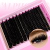 Fluffy Lash Clusters Wispy 12-20mm Cluster Eyelash Extensions 200D Thick Volume Individual Lashes D Curl Eyelash Clusters 260pcs DIY Lash Extension for Beginners by ALPHONSE