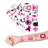 Paris Temporary Tattoos France Paris Party Decorations Favors Supplies French Theme Birthday 82PCS Cute Eiffel Towers Tattoo Stickers Christmas Gifts for Boys Girls Kids Class School Prizes Carnival