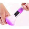 RUITASA Soft Nail Art Dust Remover Powder Brush Cleaner For Acrylic & UV Nail Gel (purple)