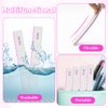 25pcs Nail Files 80 Grit, BLESWIN 80/80 Grit Nail Files, Jumbo Nail Files for Acrylic Nail, Double-Sided Emery Board Nail Filer for Manicure, Pedicure, and Acrylic Nails