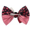 Naruto Shippuden Akatsuki Red Cloud Design Hidden Leaf Charm Alligator Hair Clip Accessory Hair Bow