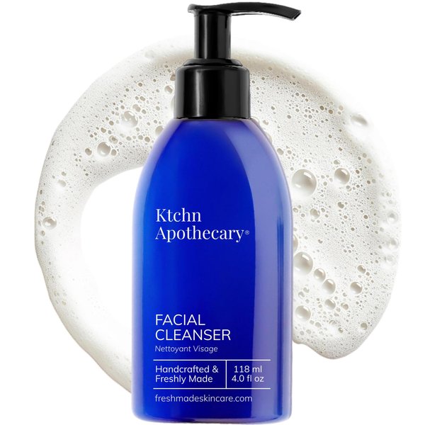 Natural Purifying Facial Cleanser | NonDrying Cream-to-Foam Face Wash | High-Performing yet Gentle | Reveal Softer, Smoother, Glowing Skin | Handcrafted in Small Batches | All Skin Types | Women & Men