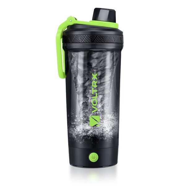 VOLTRX Shaker Bottle, Gallium USB C Rechargeable Electric Protein Shake Mixer, Shaker Cups for Protein Shakes and Meal Replacement Shakes, BPA Free, Made with Tritan, 24oz