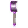 Wet Hair Brush Detangling Brush for Wet & Dry, Detangler Brush for Blow Drying, Curved Vented Wet Hair Brushes for Women Kids, Detangling Brush for Wet Dry (Purple)