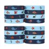 Cleverplay 24 Pack Under the Sea Silicone Wristbands Bracelets, Ocean Life Animal Birthday Decoration Party Favors for Kids
