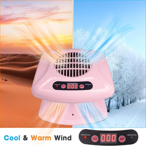 Air Nail Dryer, 300W Nail Art Blower with Automatic Sensor, Professional Air Nail Fan Blow Dryer for Both Hands and Feet, Nail Polish Drying Fan Manicure Tool for Home Salon