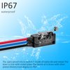 DIYhz Waterproof Momentary Hinge Roller Lever Micro Switches with Line 10A 125 250V NC NO COM line Length 30CM