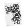 HAPINARY Stickers Fake Dragon Back Tattoo Animal Arm Sleeves Sticker Punk Arm Makeup Arm Decals Tattoo Dragon Temperary Applique Tattoo Sleeve Man