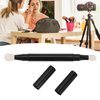 Dual Eyeshadow Brush, Eyeshadow Blending Brush Retractable Portable Double Ended Eye Makeup Brush Synthetic For Outdoor Travel Soft Easy To Apply With Automatic Sealing