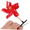 DOITOOL 20 Pcs Windmill Hairpin Pinwheel Hair Bows Sprout Clips Pinwheel Hair Clip Chinese Style Hair Clips Hair Claw Clips Hairclips Small Windmill Hair Clips Child Metal China Christmas