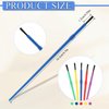 Prasacco 100 Pieces Paint Brushes Bulk, Plastic Paint Brushes for Kids Paint Brushes Oil Watercolor Brushes Colorful Detail Painting Kit for Kids Party Art Crafts School Classroom Supplies