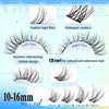 Goddvenus Wispy Lash Clusters 10-16mm Lashes Clusters Eyelash Extensions Natural Individual Lashes 144pcs D Curl Lash Extension DIY Soft Comfortable Eyelash Clusters with Cotton Band