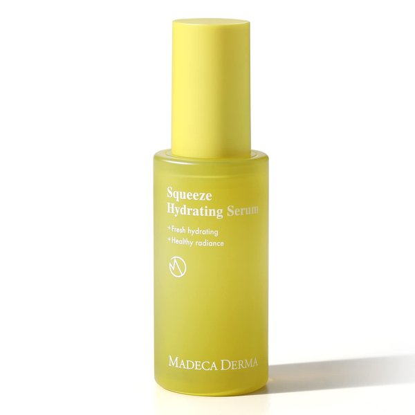 MADECA DERMA Squeeze Hydrating Facial Serum 1.01 FL.OZ for Women - Fresh Hydration and Healthy Radience, Fresh Squeezed Fruits and Vegetables, Prickly Pear Cactus & Carica papaya