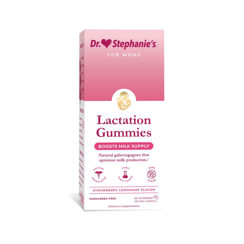 Dr. Stephanie's Lactation Gummies - Boost Milk Supply with Natural Galactagouges for Breastfeedin...