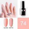beautilux Pink Gel Polish, 6 Colors 10ml Baby Pink Light Pink Gel Nail Polish, Soak Off UV Gel Polish Pink Kit for Nail Art DIY Salon at Home and Gift