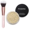 PHOERA Foundation Face Powder, Soft Focus Setting Powder, Silky Powder For Creating Without Shine, Smooths Pores & Lines, Up to 24H Wear Oil Control,0.49 Oz (N.01 Translucent)
