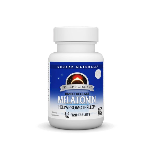 Source Naturals Time Released Melatonin 3 mg - 120 Tablets