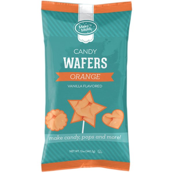 Make'n Mold Orange Vanilla Flavored Candy Wafers 12oz