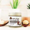 OKAY 100% COCONUT OIL for HAIR and SKIN in JAR 6oz / 177ml