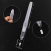 Refillable Cuticle Oil Pen, 3PCS Empty Nail Oil Pen, Reusable Pinch Press Pen, Portable Sub-Bottling Pen for Lip-Gloss Foundation Lotion Cosmetics, Clear Applicator Pen for Nail Lip Face Body Care,6ML