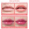 Leoly Dreaming Plumping Lip Oil, Moisturizing Lip Glow Oil, Long Lasting Nourishing Lip Gloss Lip Balm, Non-sticky Transparent Toot Lip Oil Tinted for Lip Care and Dry Lip - Raspberry