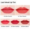 BBIA Last Velvet Lip Tint - Soft & Creamy Matte Finish Lip Stain, Blur Effect with Velvety Texture, Long-Lasting, High Pigment, Lightweight, Non-Drying, Korean Lip Makeup (18 MORE CHEERFUL)