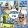 VATOS Soccer Ball Game Set for Kids, Indoor Outdoor Backyard Toss Soccer Goal Game with Velcro Balls, Foldable Flannel Goals, Toddlers Gift for 3 4 5 6 7 8 Year Old Boy Toys Birthday Christmas