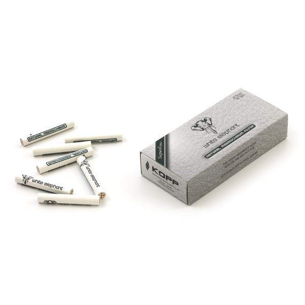6mm Pipe Filters made from MEERSCHAUM - box of 45 filters