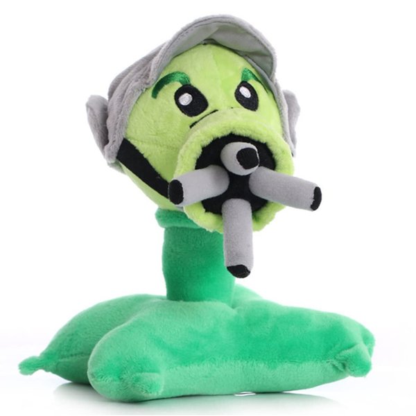 JHESAO 8" Plants and Peashooter Zombies Plush Toys PVZ 1 2 Stuffed Soft Doll Gatling Pea Shooter Toy New