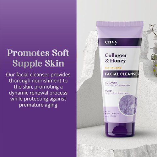 Envy Facial Cleanser (Collagen & Honey)