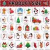 31PCS Christmas Fridge Magnets Christmas Refrigerator Magnets Christmas Car Magnets Magnetic Xmas Decorative Door Stickers for Christmas Xmas Holiday Garage School Classroom Kitchen Home Decor