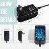 SLLEA AC/DC Adapter Replacement for Philips Philishave QC5053 Hair Clipper Trimmer Grooming