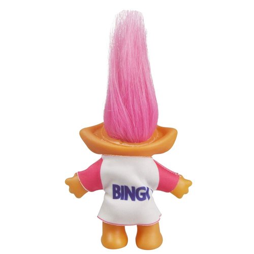 Vintage Troll Dolls, Lucky Doll Chromatic Adorable for Collections, School Project, Arts and Crafts, Party Favors - 7.5" Tall(Include The Length of Hair) (Pink)