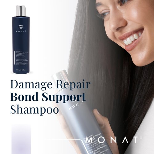 MONAT Damage Repair Bond Support Shampoo – Nourishing Cleanser – Strengthened Hair Shampoo – Advanced Repair Technology – Ideal for Daily Hair Wellness – Fortifying Ingredients
