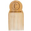 Controlled Chaos As Seen on Shark Tank Detangling Comb Hair Pick – Anti Static Bamboo Hair Pick for Thick Curly Hair, Long Tooth Detangler Wooden Comb for Men, Women & Kids