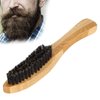 Beard Styling Brush, Strong Toughness Beard Brush Portable Ergonomic Curved Design for Beard and Mustache for Straightens and Promotes Beard Growth